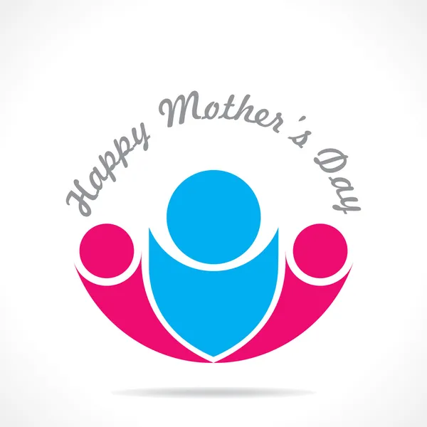 Mothers day icon design — Stock Vector