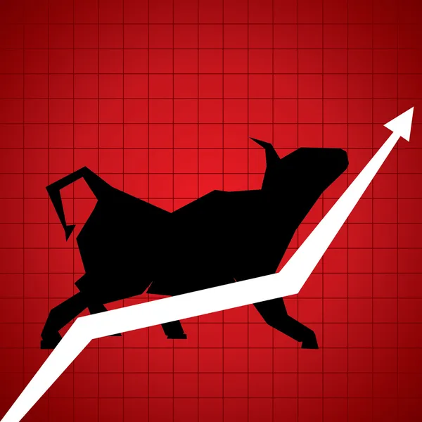 Wachstum des Marktes — Stockvektor