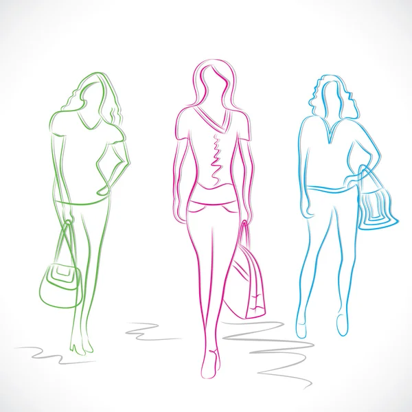Abstract fashion — Stock Illustration Abstract fashion Vector Graphics