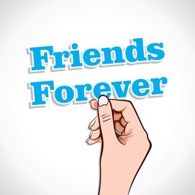arkadaşlar sonsuza dek el kelime
