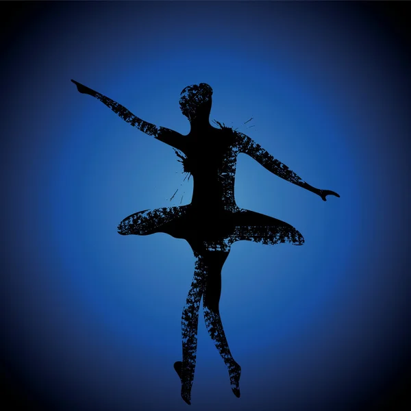 Illustration du danseur de ballet — Image vectorielle