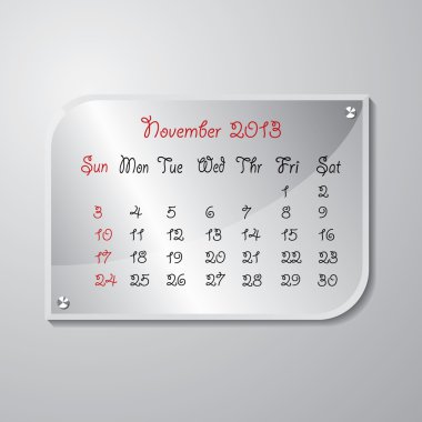 Kasım 2013 kalender