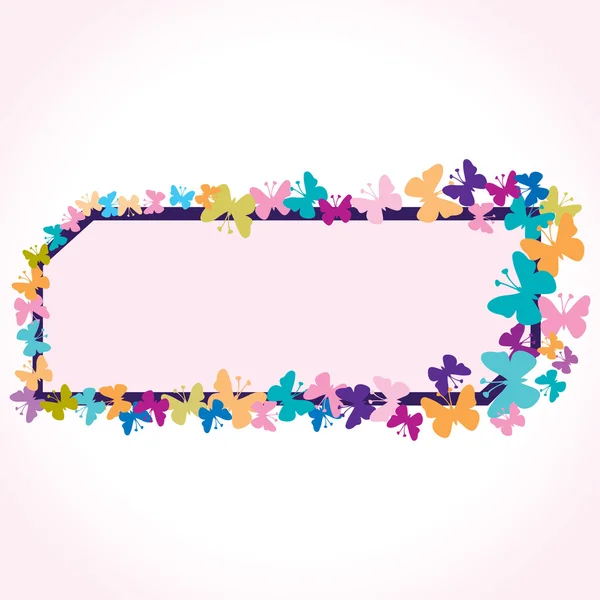 Butterfly background — Stock Vector