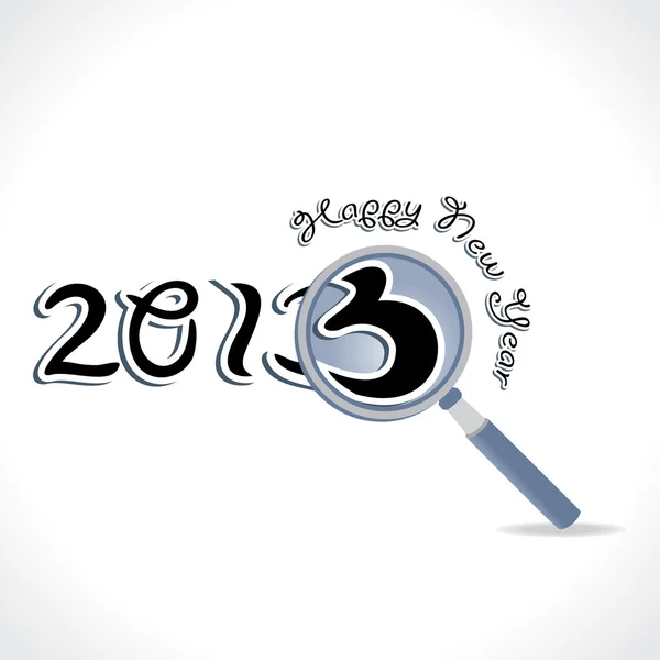 Salutation du Nouvel An, 2013, magni fier — Image vectorielle