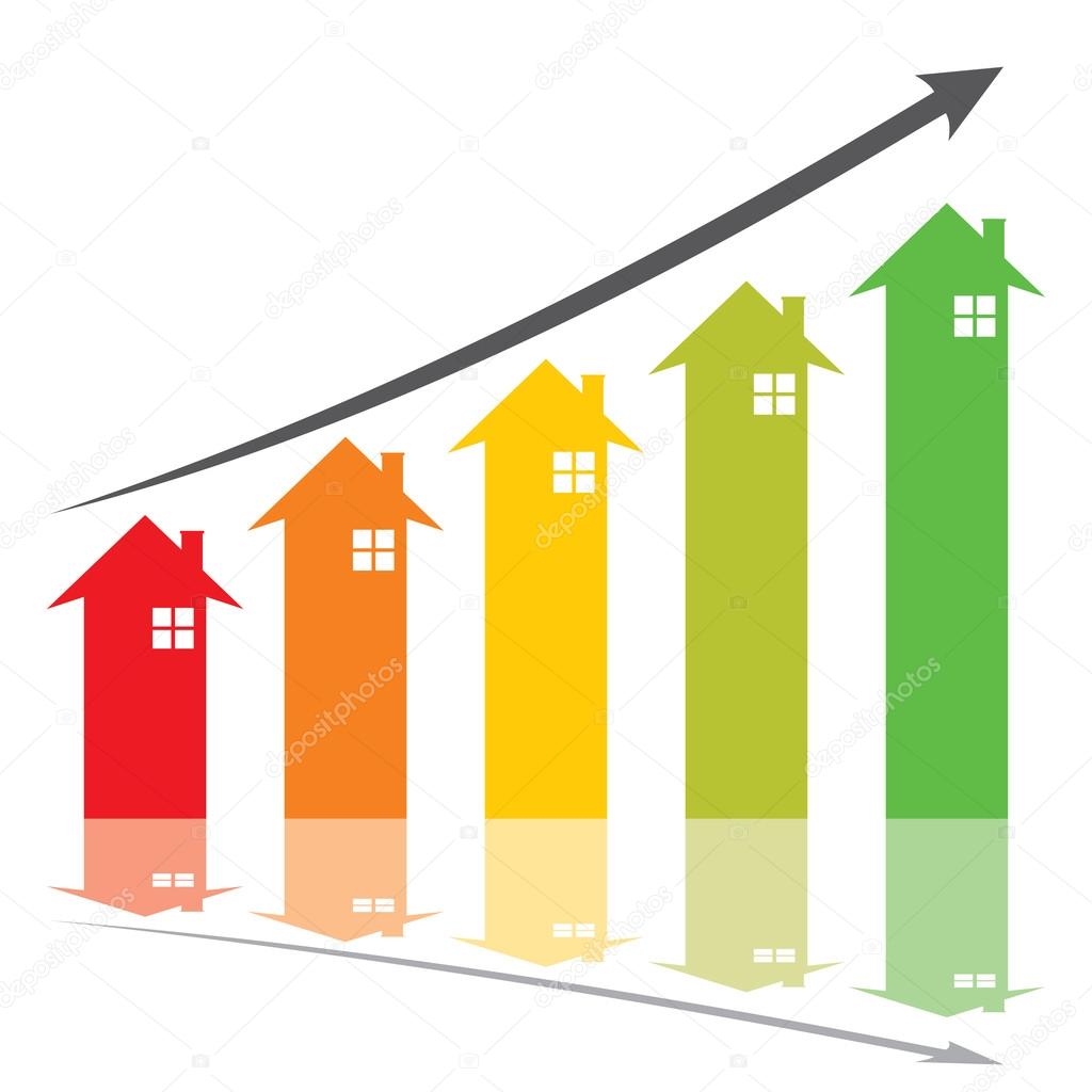 colorful house graph