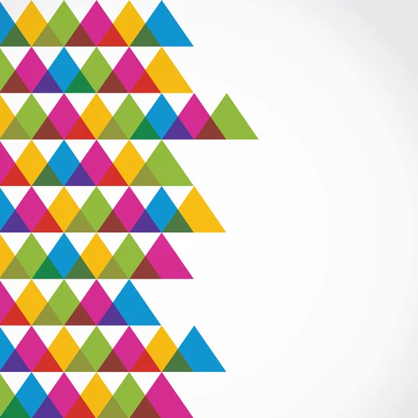 Vecteur de fond triangle coloré — Image vectorielle
