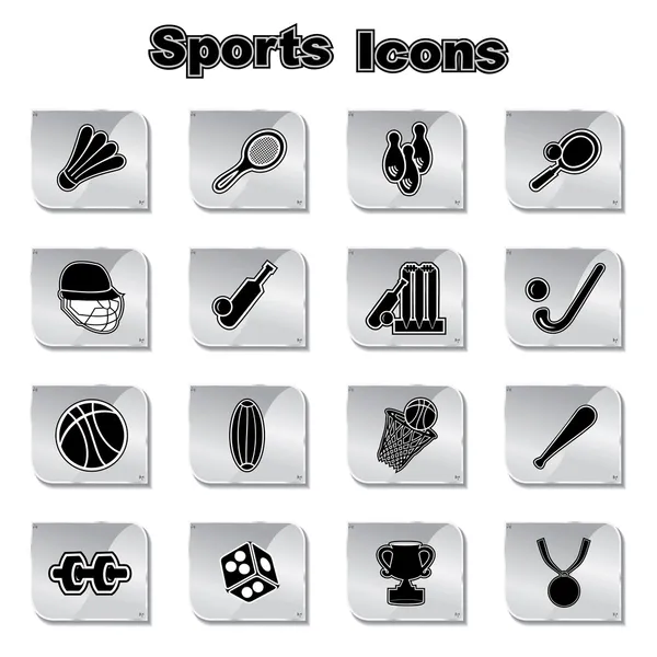 Conjunto de iconos deportivos — Archivo Imágenes Vectoriales