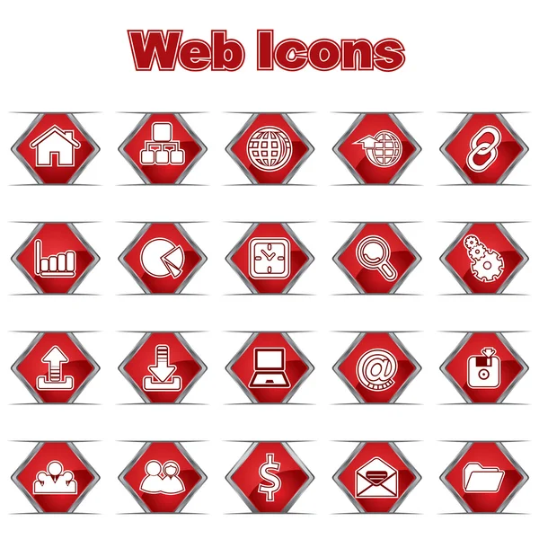 Set of Web Icons — Stock Vector