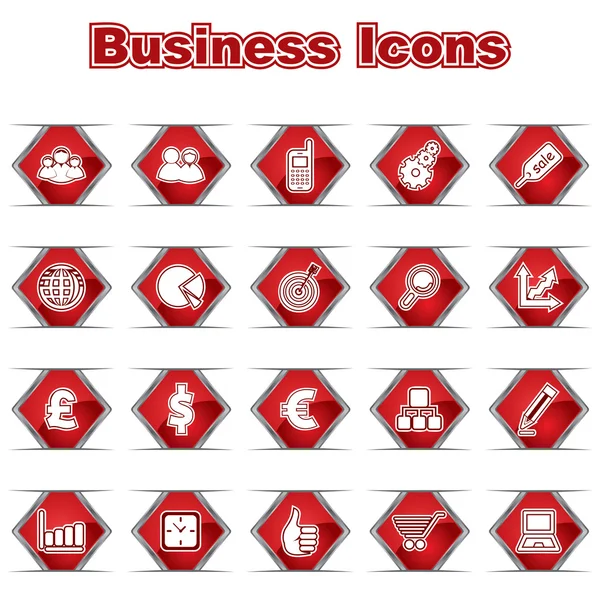 Set of Business Icons — Stock Vector