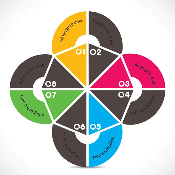 Info-gráficos coloreados — Archivo Imágenes Vectoriales