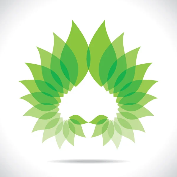 Icône design vert — Image vectorielle