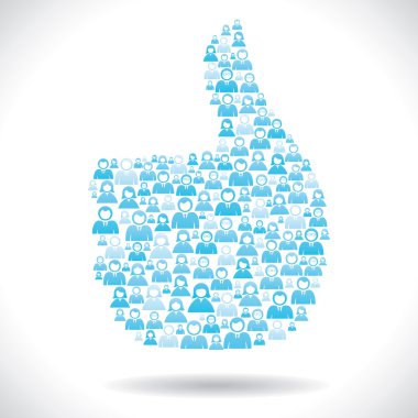 başparmak yukarıya ile el tasarım