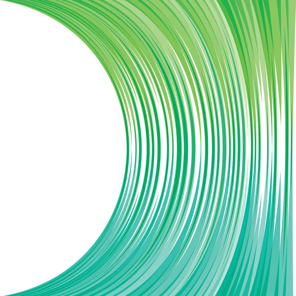 抽象的な緑のストリップの背景 — ストックベクタ