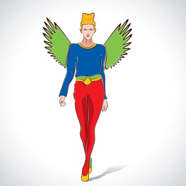 moda uçan lady