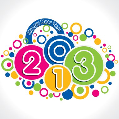 Yeni yıl tebrik kartı, 2013