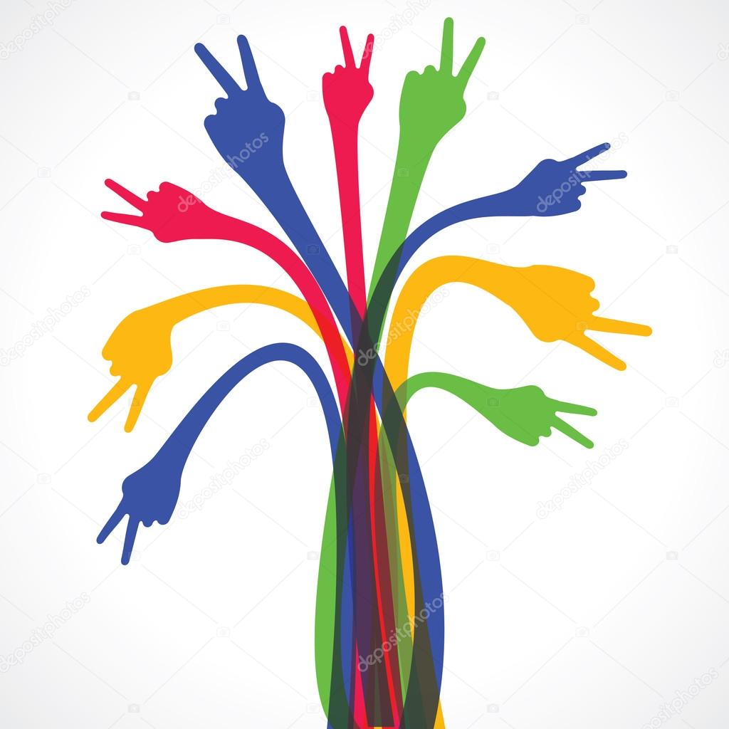 Disegno colorato a mano — Vettoriale Stock