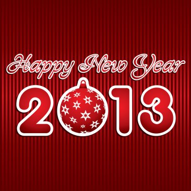 Yeni yıl tebrik kartı, 2013