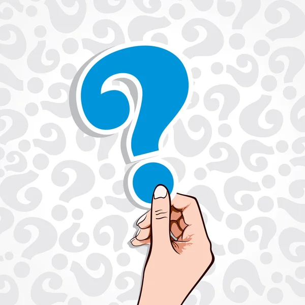 Question mark design — Stock Vector