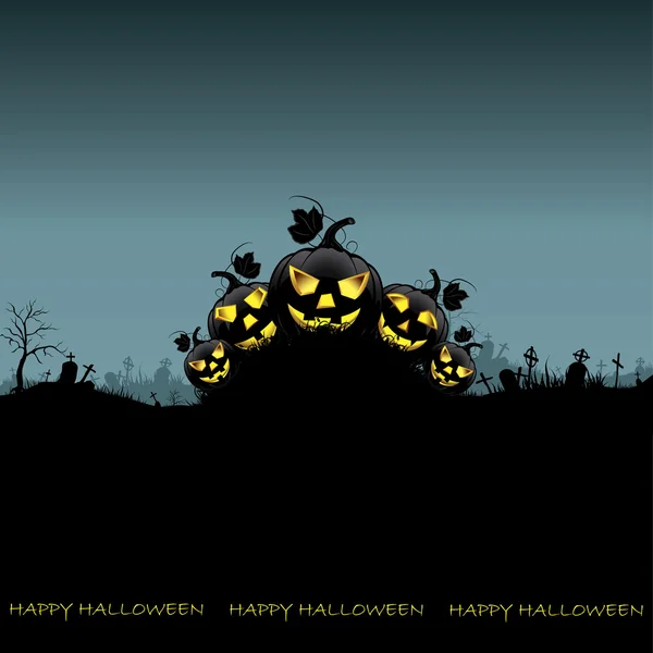 Achtergrond halloween nacht — Stockvector