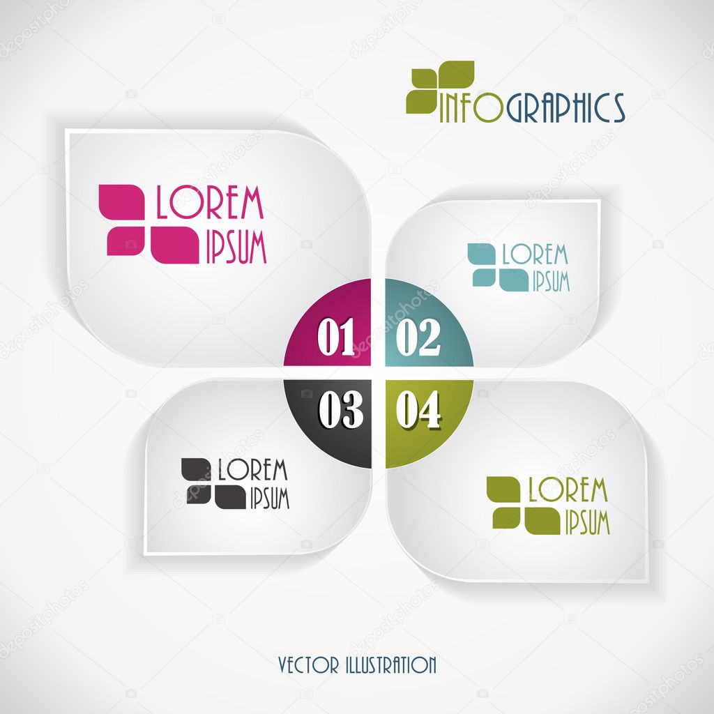 Modern business Infographics template. Vector illustration