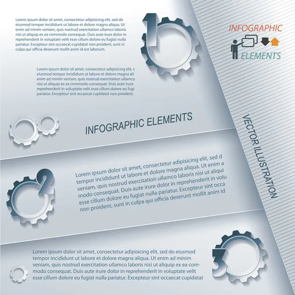 Modernes Vektor-Infografik-Template-Design für Ihr Unternehmen — Stockvektor