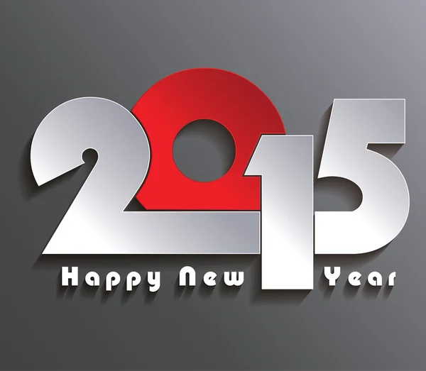 Mutlu yıllar 2015 yaratıcı tebrik kartı tasarımı