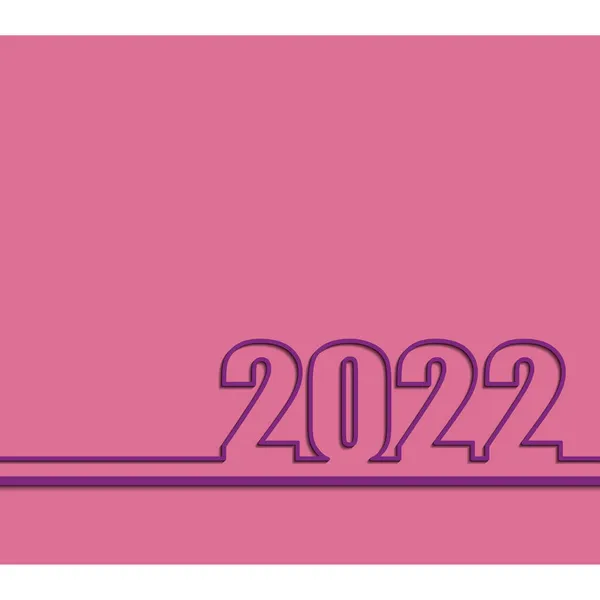 2022 Textgestaltung Kartencover Für 2022 Kreative Gestaltung Für Ihre Glückwunschkarte — Stockvektor