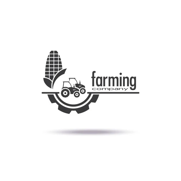 Projekt Ikony Firmy Rolniczej Zarejestruj Lub Symbol Projekt Logo Dla — Wektor stockowy