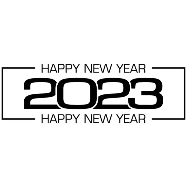 2023 Felice Anno Nuovo Copertina Carta 2023 Design Creativo Tuo — Vettoriale Stock