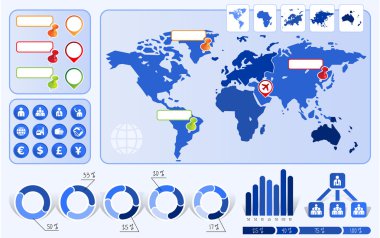 infographics öğe kümesi