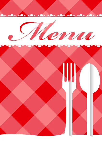 Cartão de menu ou restaurante —  Vetores de Stock