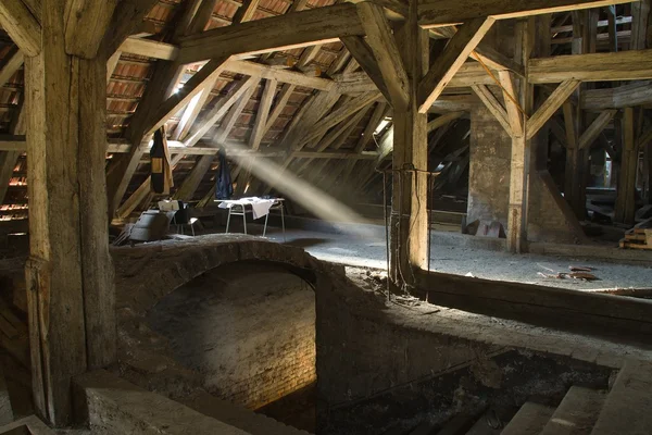 Old land, the old roof — Stock Photo, Image