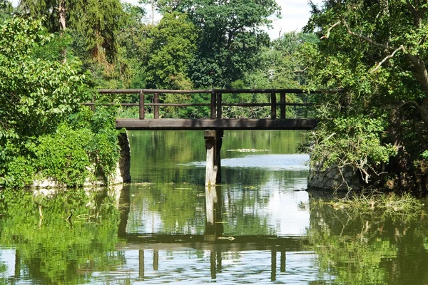 Ponte sobre o rio — Fotografia de Stock