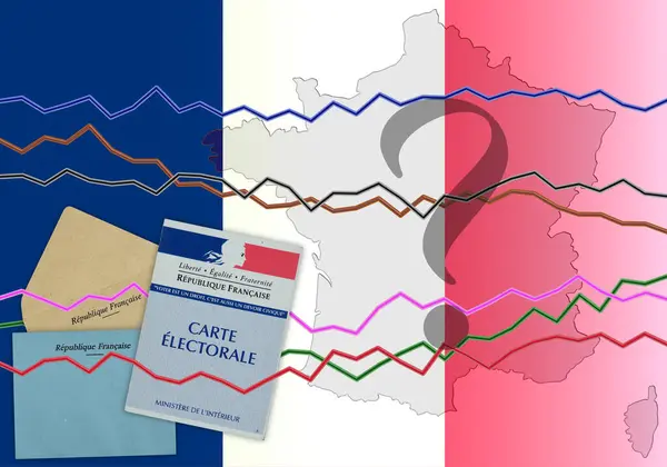 Illustration Pour Les Élections Présidentielles Françaises 2022 — Photo