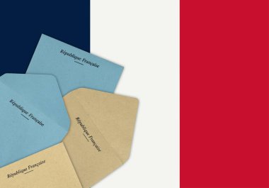 2022 Fransa cumhurbaşkanlığı seçimleri illüstrasyonu