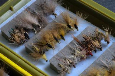 trout fishing fly storage box