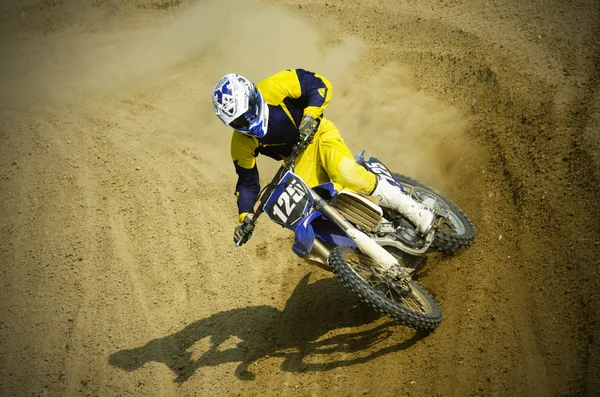 Dirt bike pilot (motor sport) — Stock Photo, Image