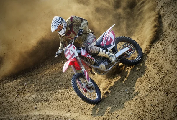 Dirt bike pilot (motor sport) — Stock Photo, Image