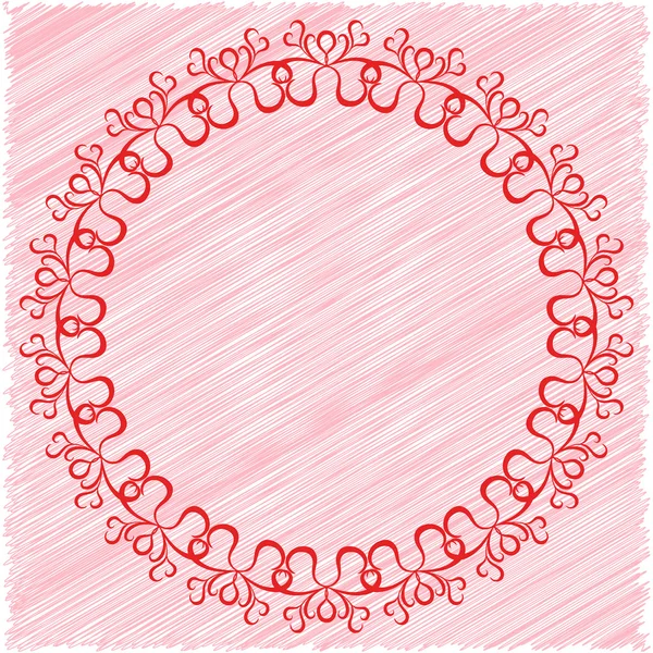Circular vector pattern as a greeting card — Stock Vector