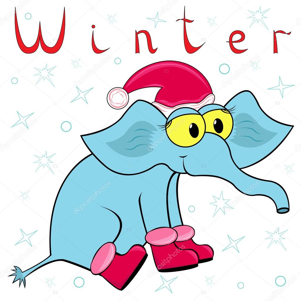 Why Elephant is so cold in winter?