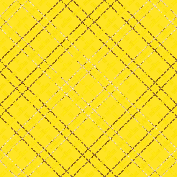 Жовтий безшовний візерунок сітки — стоковий вектор
