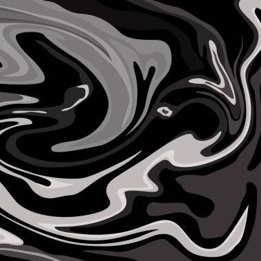 Sahte boya etkisi olarak kaotik dalgalı şekilli tek renkli desen. 