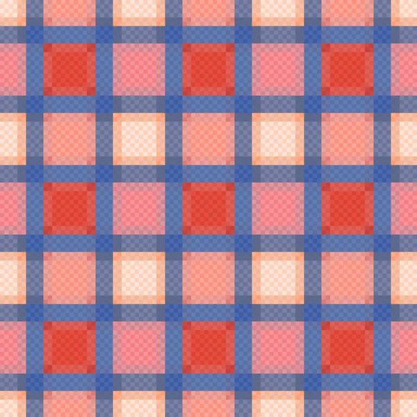 Tartan Scottish Seamless Pattern Muted Beige Blue Pink Colors Texture — Stock Vector