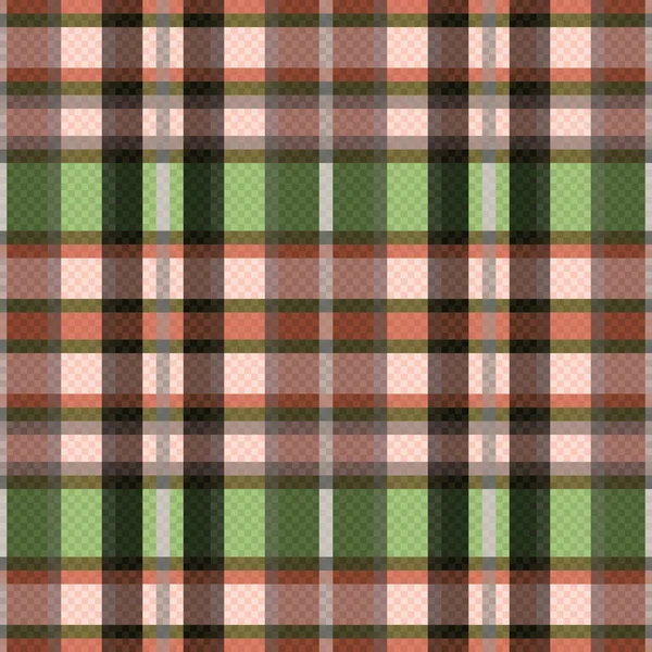 Motif Vectoriel Rectangulaire Sans Couture Tartan Plaid Principalement Couleurs Beige — Image vectorielle