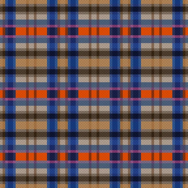 Némított Többszínű Tartán Skót Varrat Nélküli Minta Textúra Tartán Kockás — Stock Vector