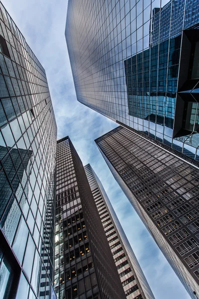 Modern business center in new york — Stock Photo, Image