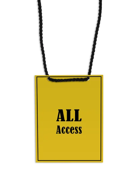 All Access Pass — Stock Photo, Image