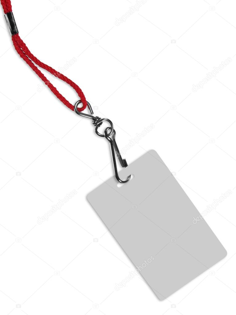 Blank badge with copy space (with clipping path)
