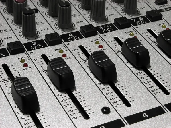 Sound mixer — Stockfoto