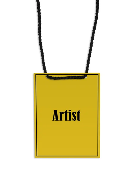 Artist stage pass — Stock Photo, Image